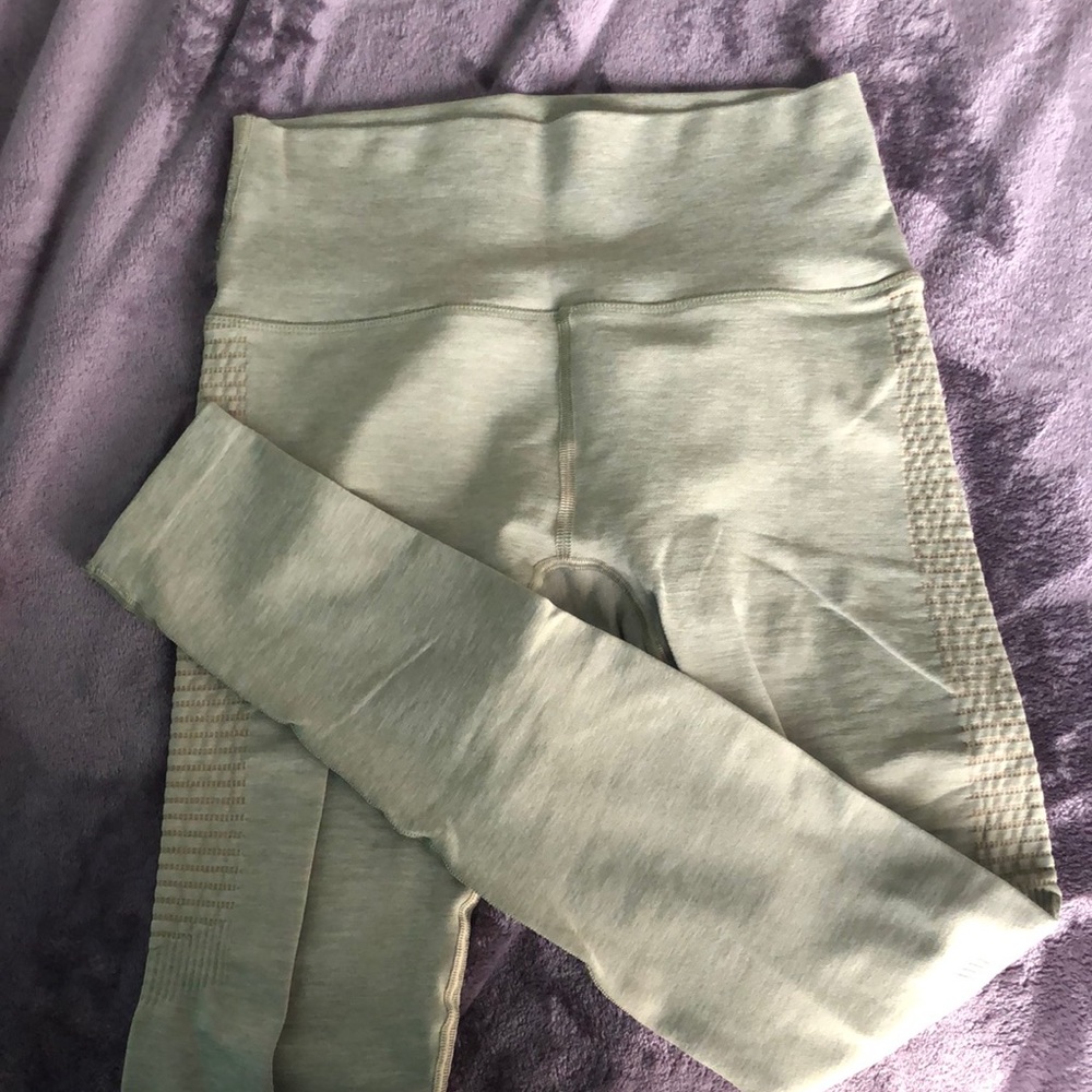 Green Alphalete leggings